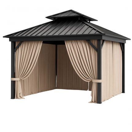 Universal 12 ft Outdoor Privacy Curtains for Patios